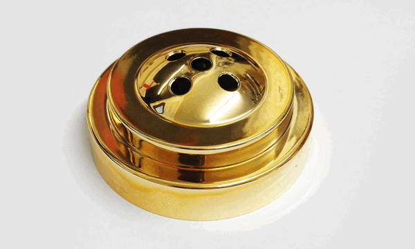 Gold 5 Hole Table Flag Base